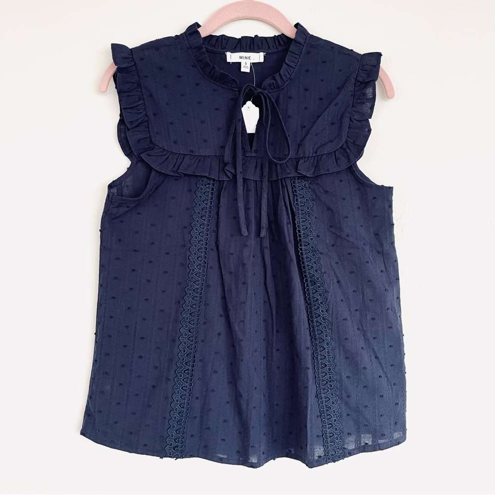 Ruffled Cotton Blouse by Mine